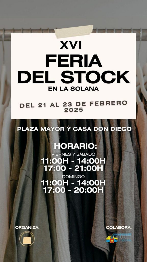 Cartel Feria Stock La Solana 2025