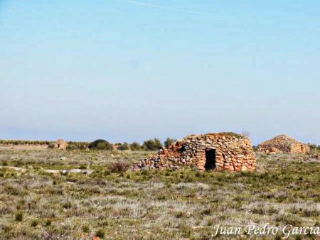 Panorámica de los chozos de la ruta