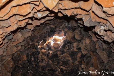 Interior de un chozo